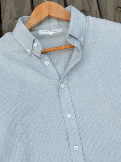 Fancy Baby Blue Full Sleeve Shirt