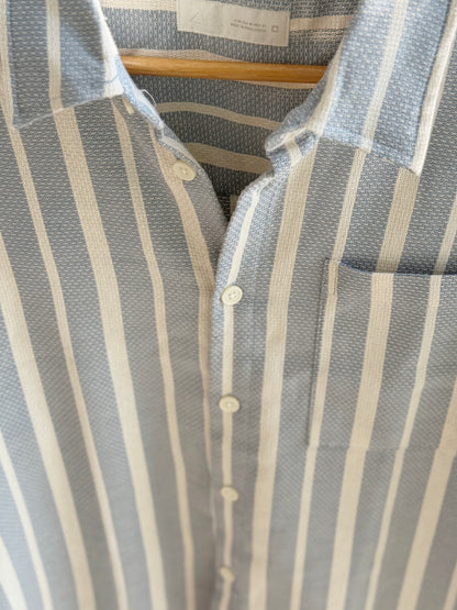 The Textured Drop - Blue Stripe