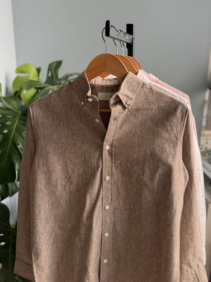 The Finesse Shirt - Light Brown.