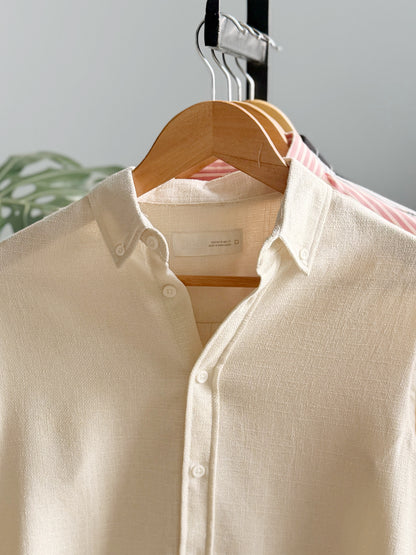The Textured Regular - Sahara Off-white.