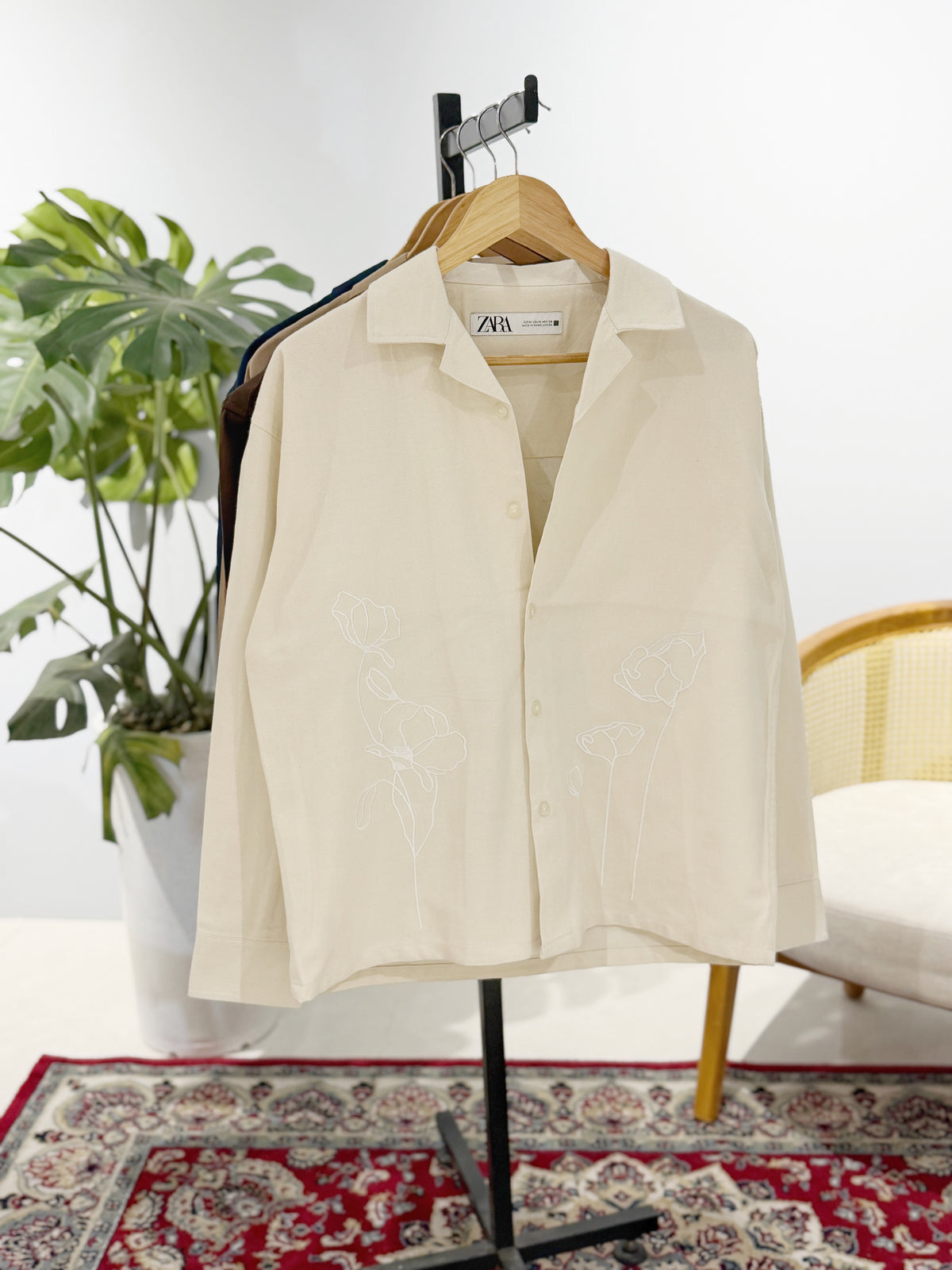 Midnight Garden - Ivory White