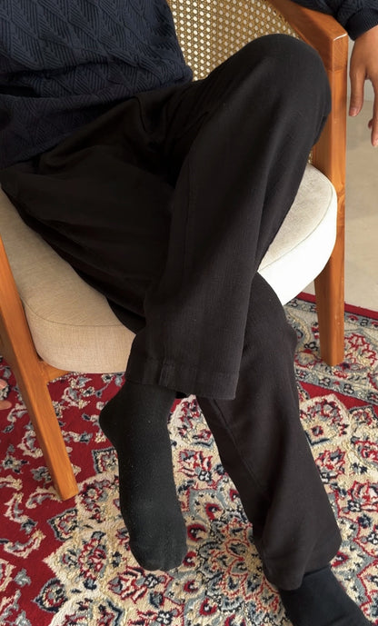 Essential Semi-Baggy Pant - Black