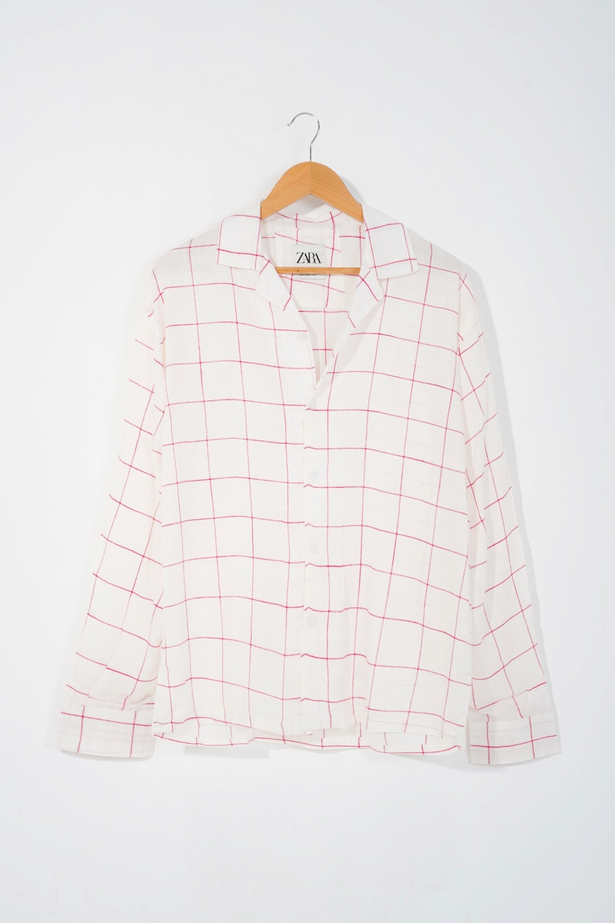 Pink Stripe Oversized Full Sleeve Shirt