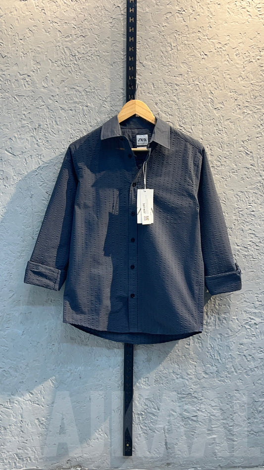 Ambush Line Grey Full Sleeve Shirt