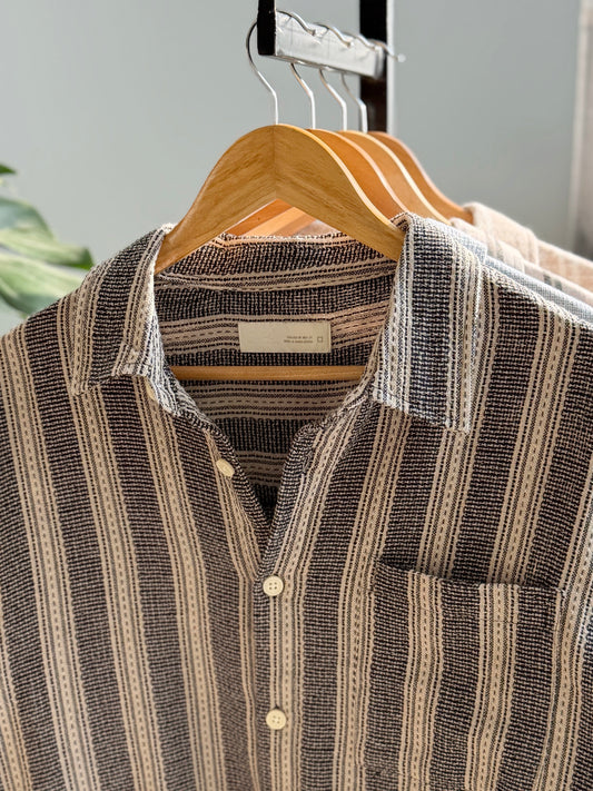 The Textured Drop - Dheu Stripe