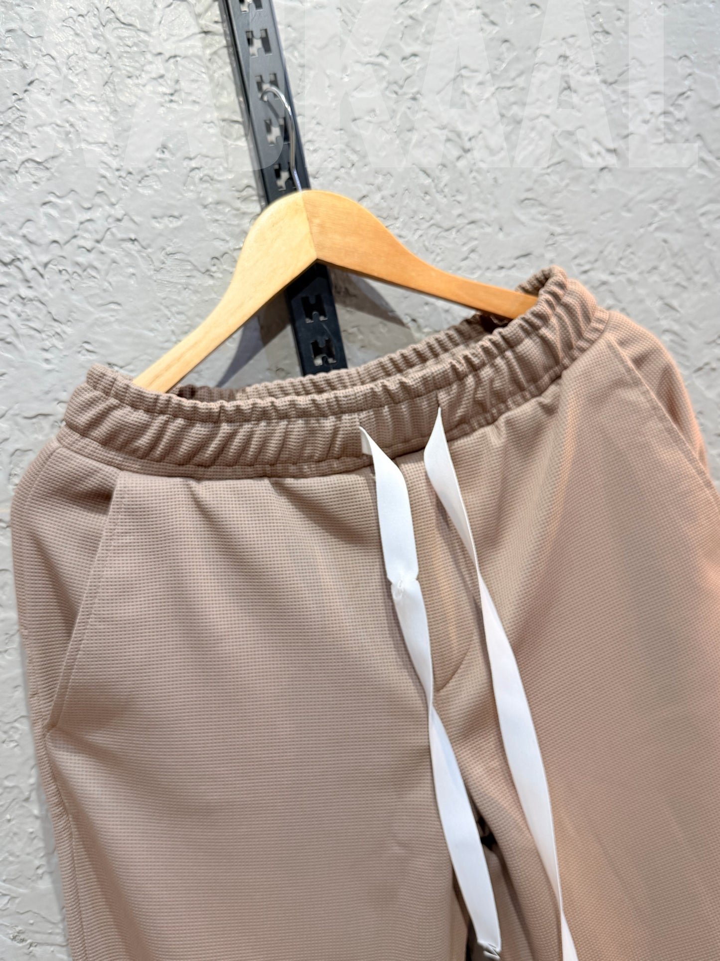 Warm Beige Korean Baggy Pant