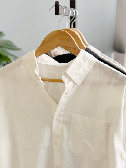 The Noma Linen Shirt - White