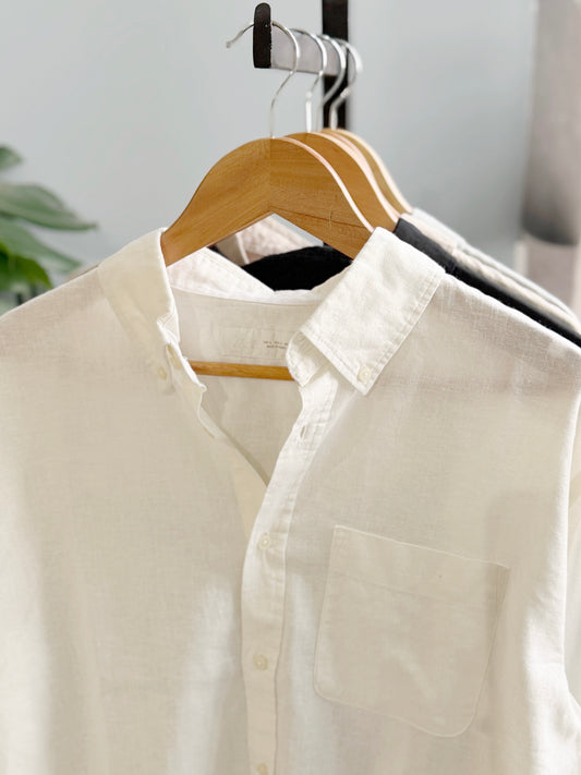 The Noma Linen Shirt - White