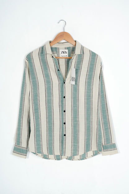 Light Green Regular Full Sleeve Shirt