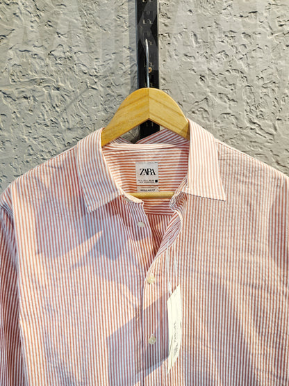 Peachwood Gentle Stripe Full Sleeve Shirt