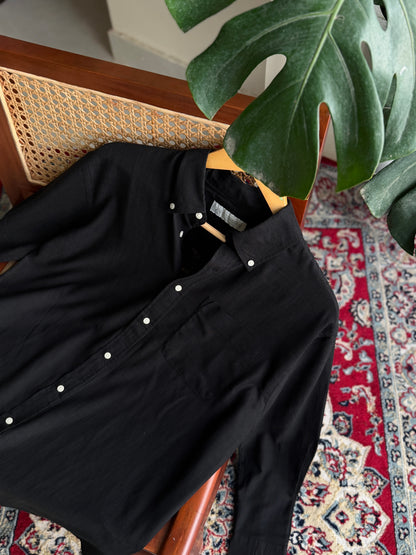 The Noma Linen Shirt - Black