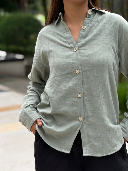 Serene Lounge Set - Olive x Black