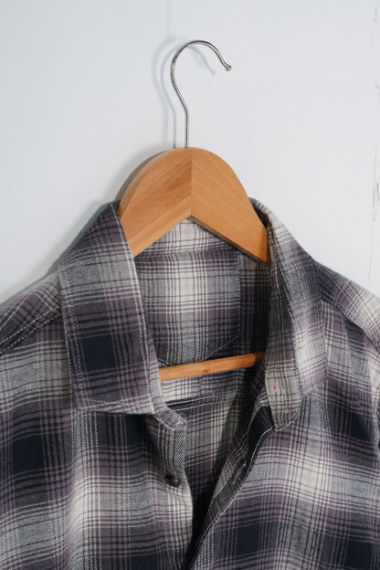Cherry Blue Black Check Flannel Full Sleeve Shirt