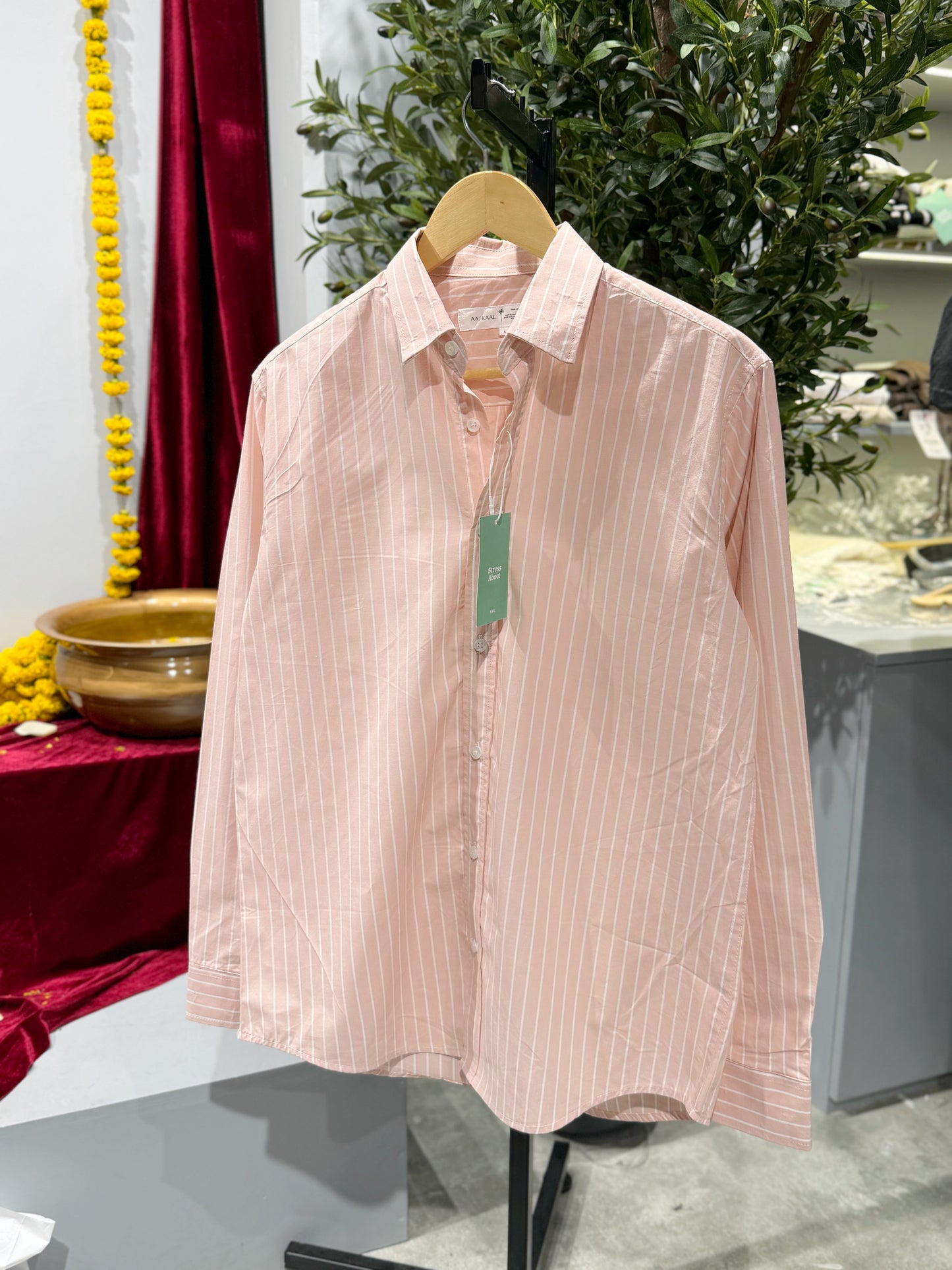 Fancy Soft Pink Full Sleeve Shirt