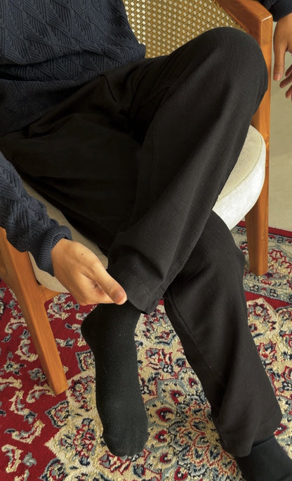 Essential Semi-Baggy Pant - Black