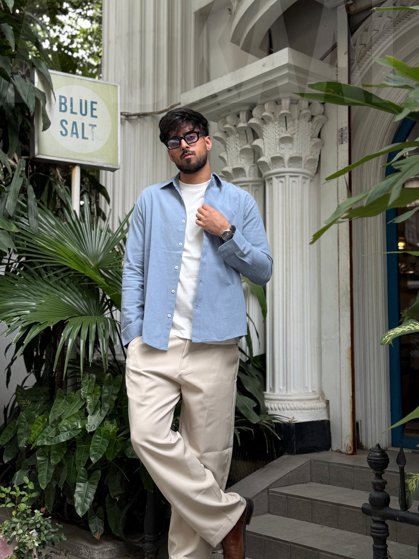 Blue Salt Gentle Craft Full Sleeve Shirt