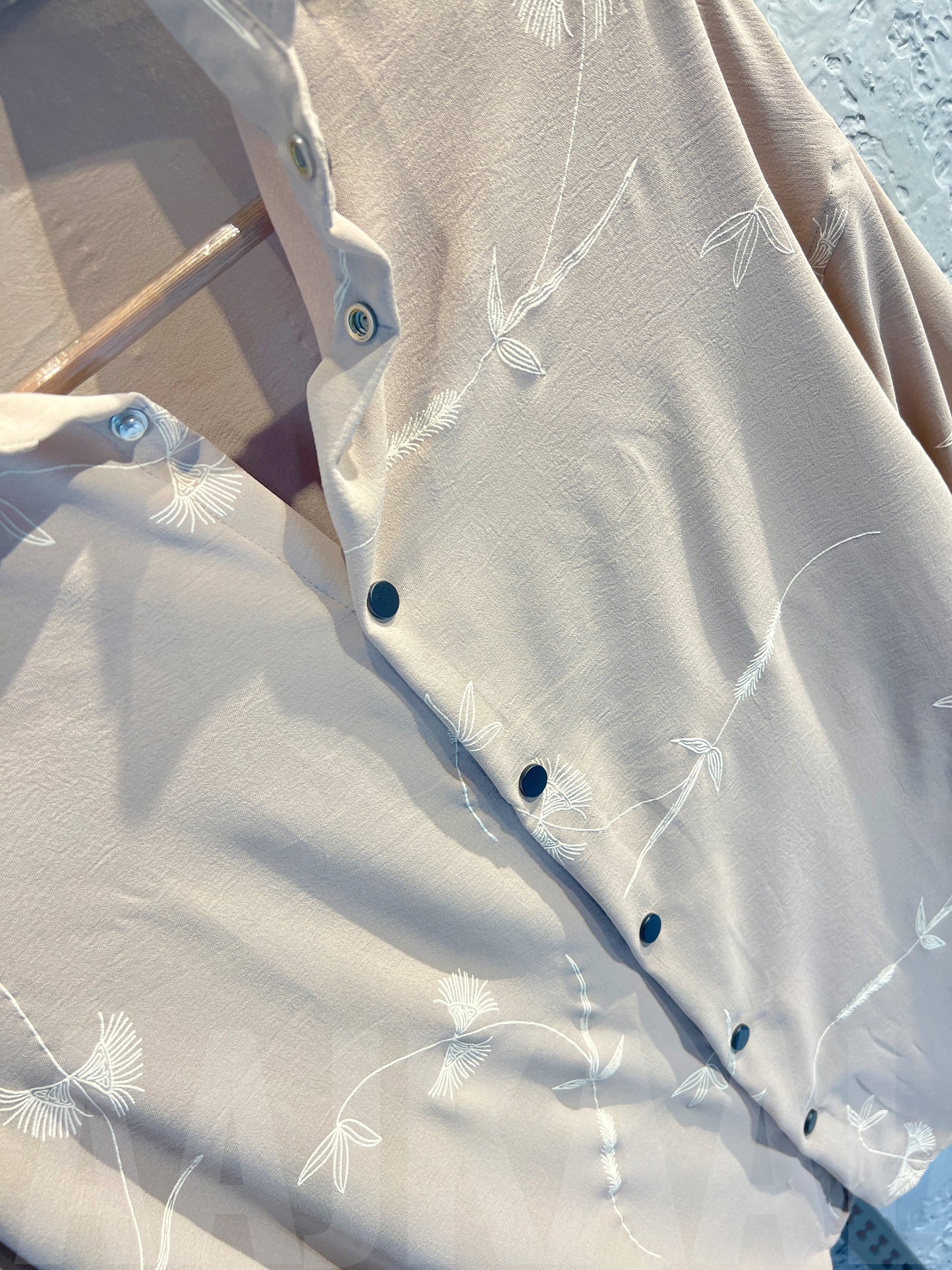 Printed Peach Full Sleeve Shirt