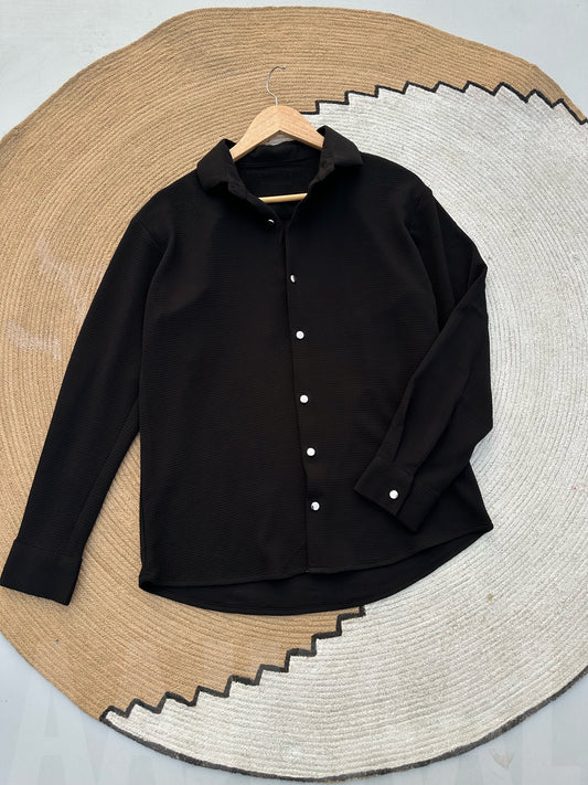 The 11PM Shirt - Carbon Black