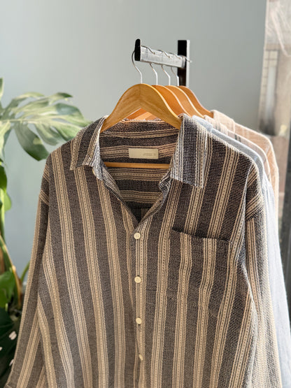 The Textured Drop - Dheu Stripe
