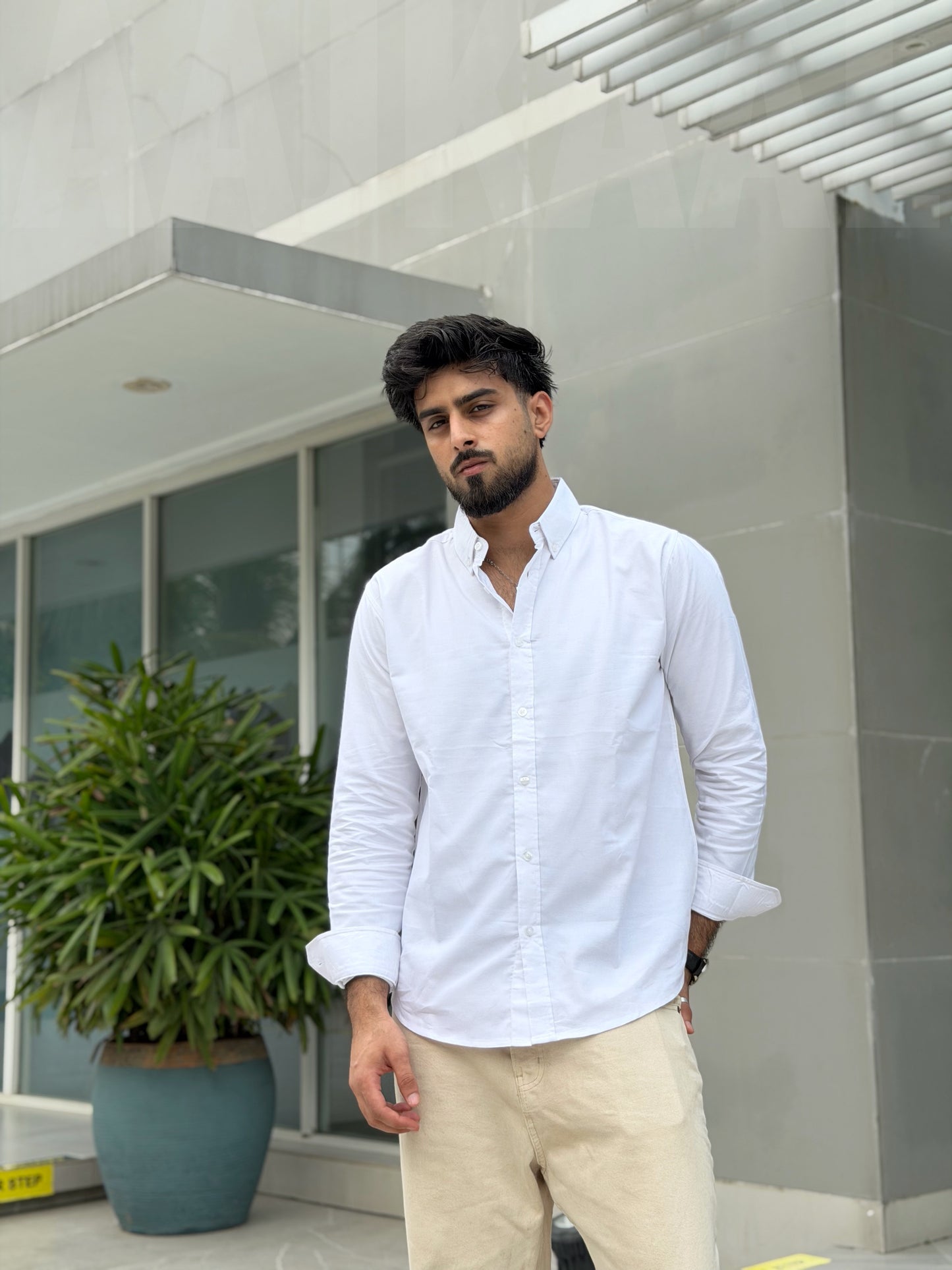 Oxford White Full Sleeve Shirt