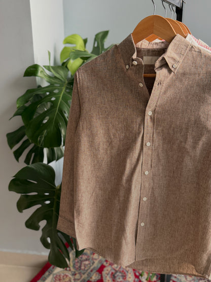 The Finesse Shirt - Light Brown.