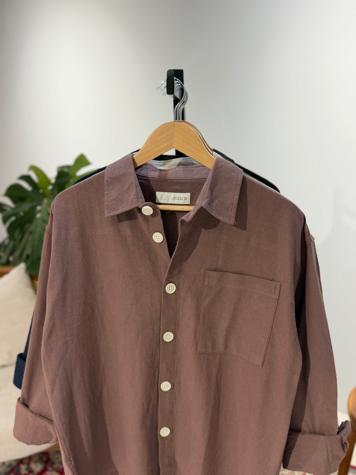 The Drape Shirt  - Mauve Peach