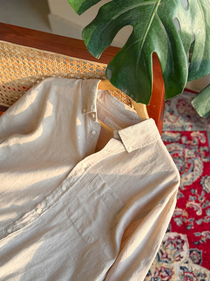 The Noma Linen Shirt - Natural Beige