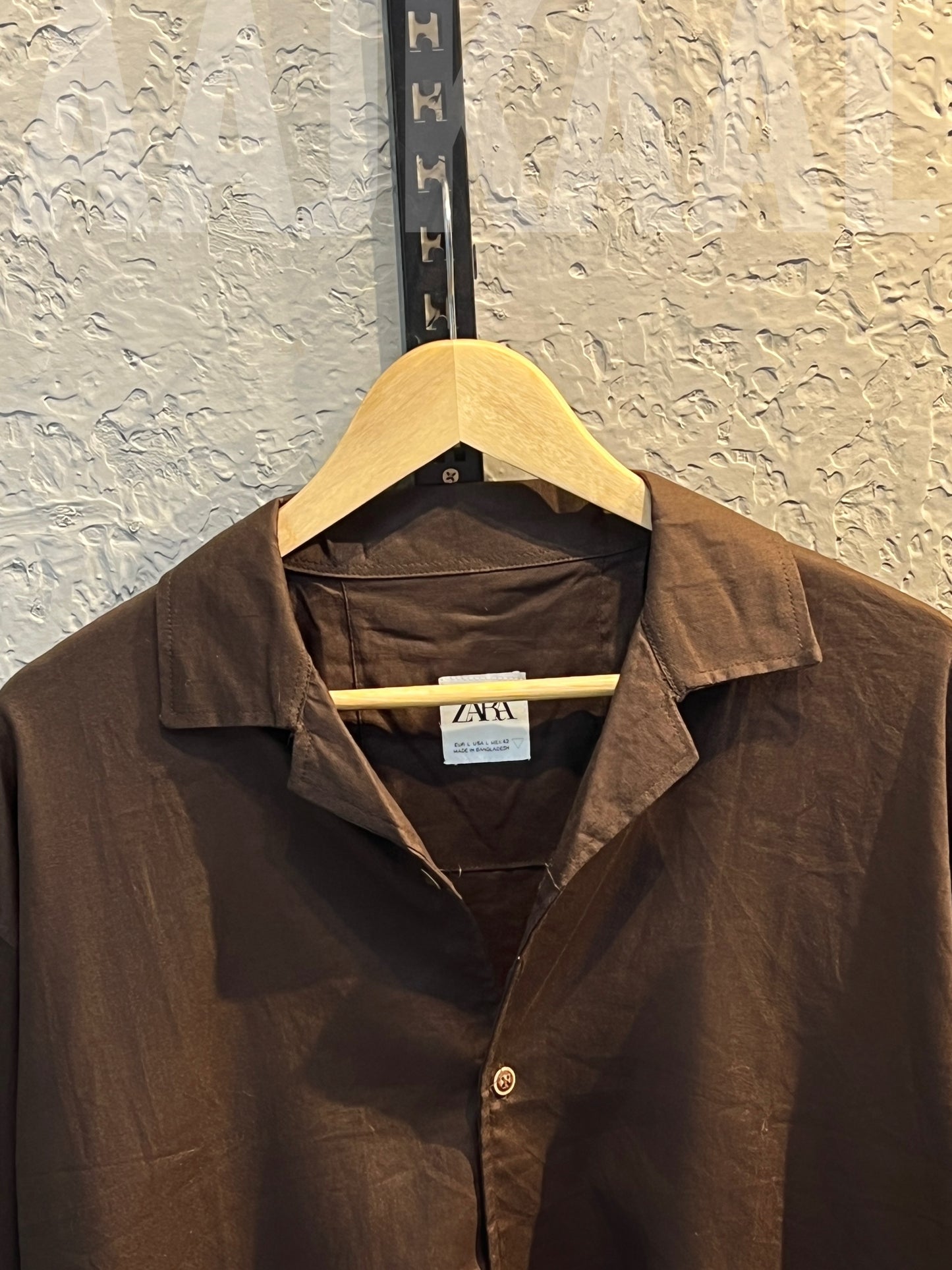 Chocolate Linen Oversized Shirt