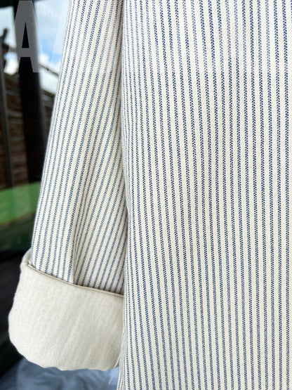 Off-white Gentle Stripe Full Sleeve Shirt
