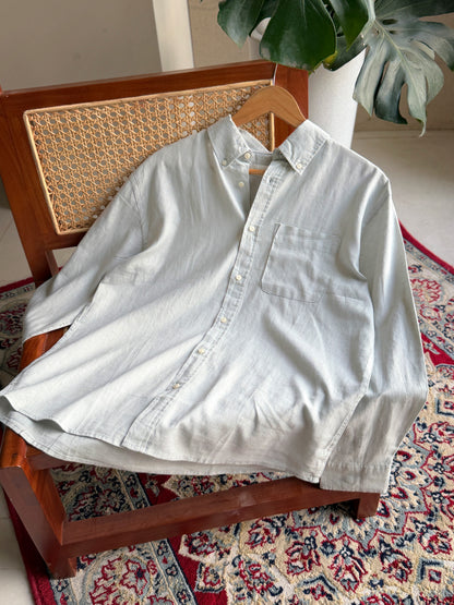 The Noma Linen Shirt - Mint