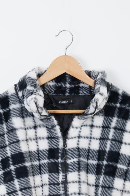 Femme Plaid Crop Jacket