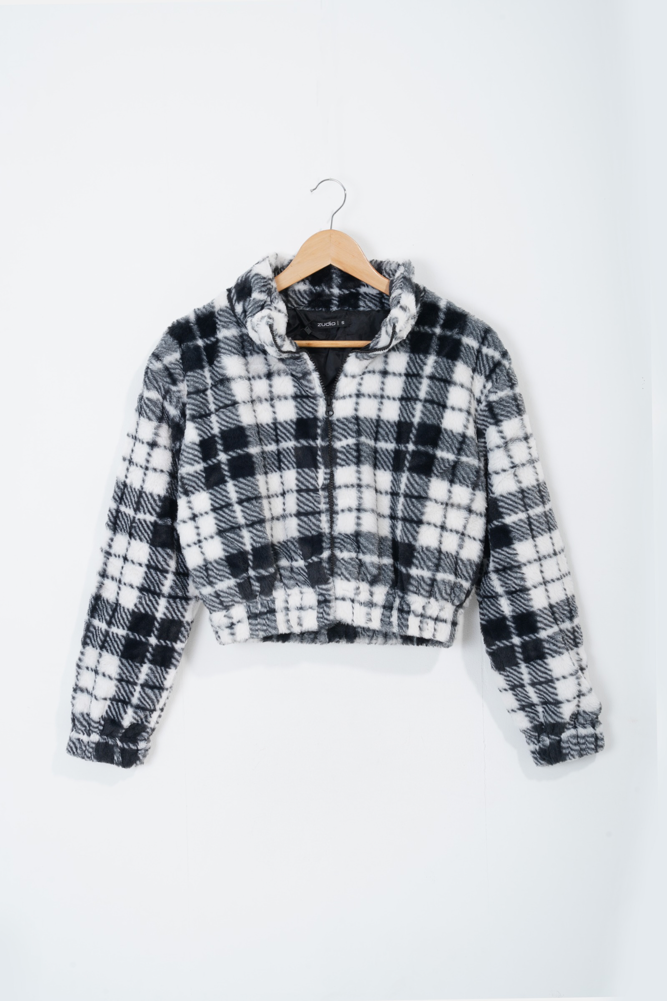 Femme Plaid Crop Jacket