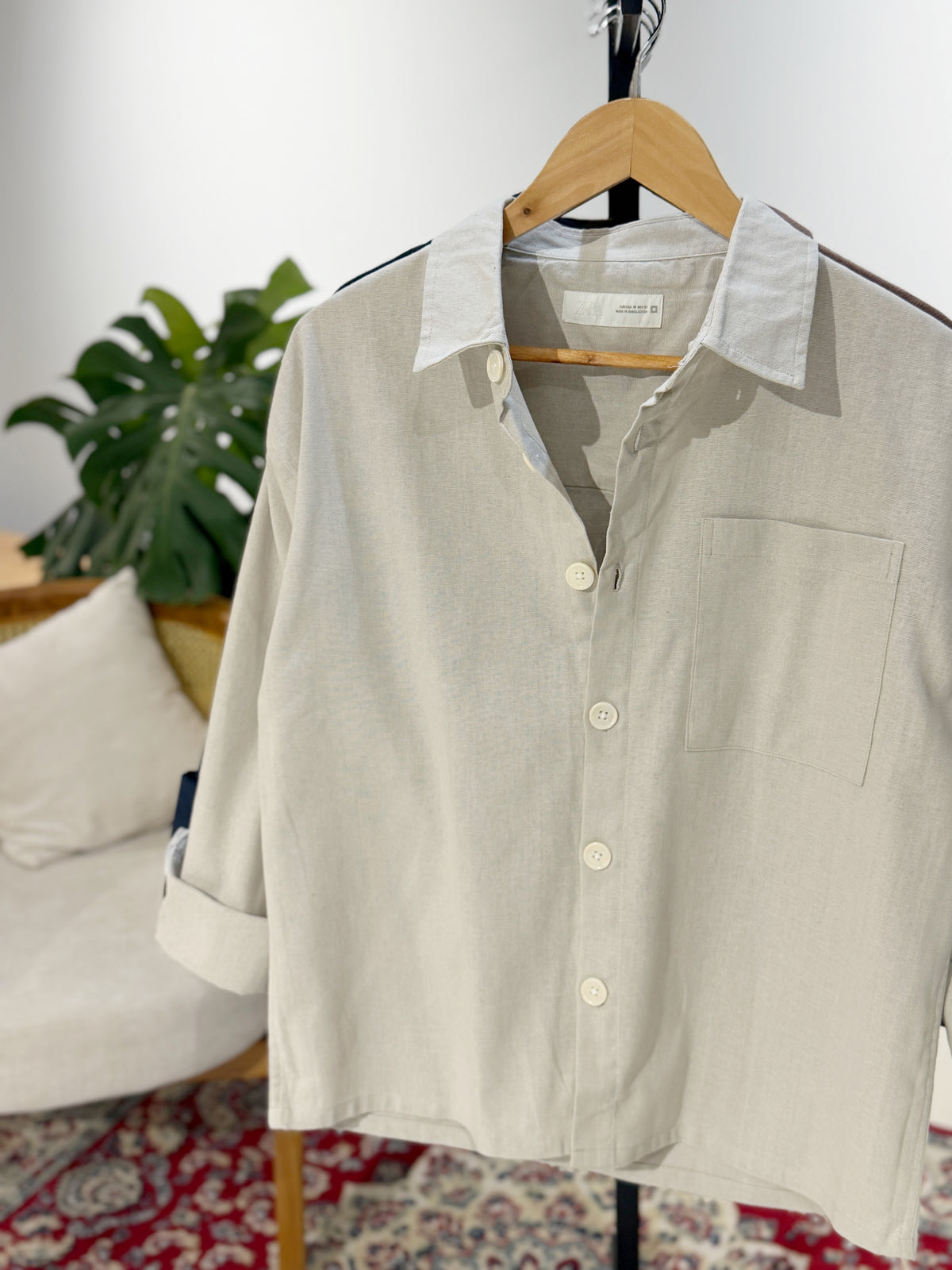 The Drape Shirt  - Offwhite