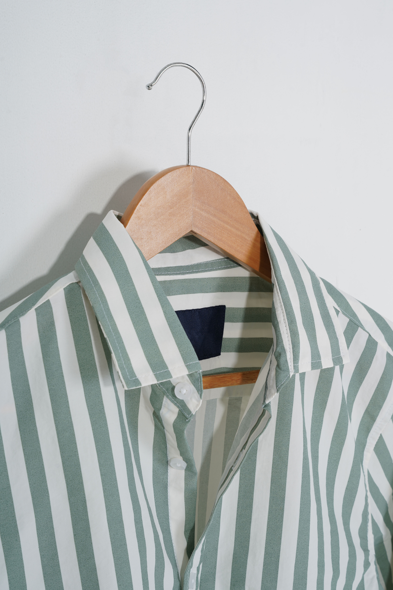 Green Stripe Full Sleeve Shirt