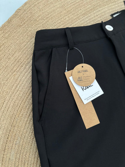 Black Baggy Formal Pant