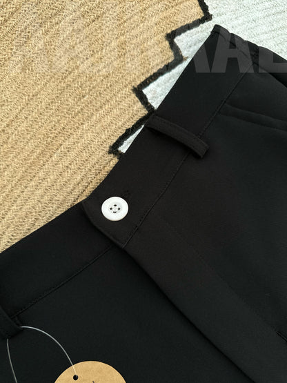 Black Baggy Formal Pant