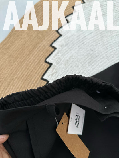 Black Baggy Formal Pant