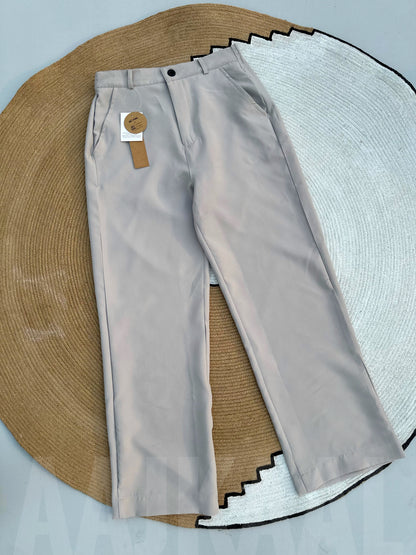 Off-white Baggy Formal Pant