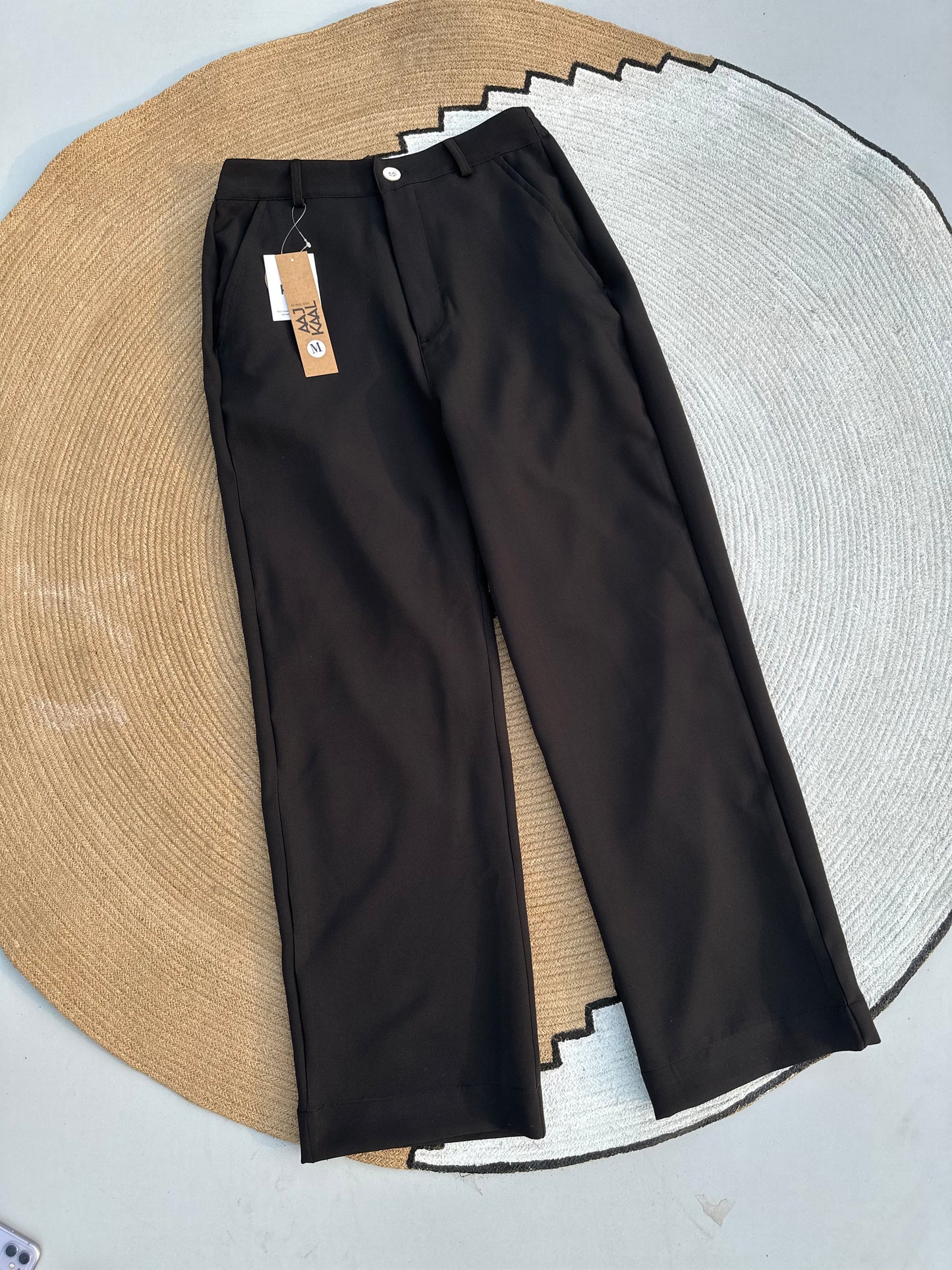 Black Baggy Formal Pant