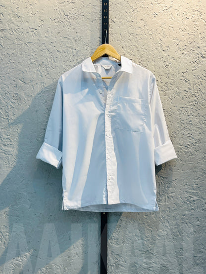 Fancy Off-white Full Sleeve Shirt